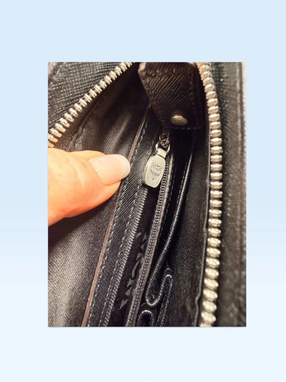 Authentic MCM Black Crossbody Messenger Bag